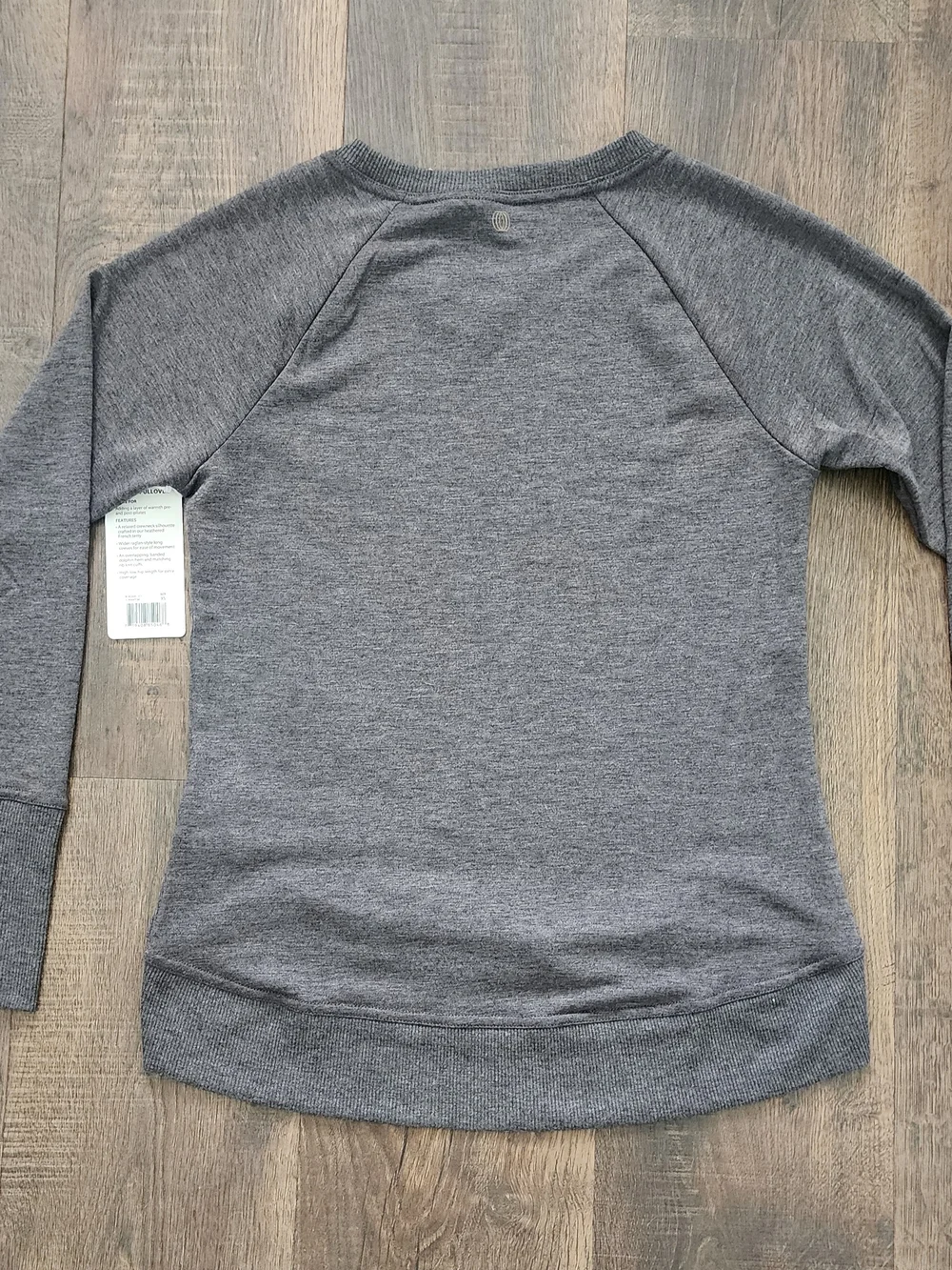 Balance Collection Gray Crewneck Pullover Sweater - Picture 4 of 5